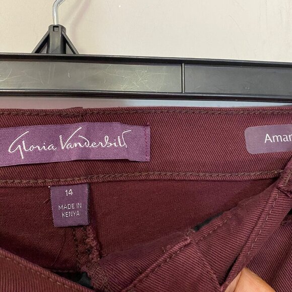 GLORIA VANDERBILT CLASSIC RISE AMANDA JEANS SZ14 NWT - Picture 2 of 5